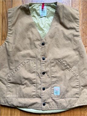 Topo Designs Canvas Snap Front Work Vest
